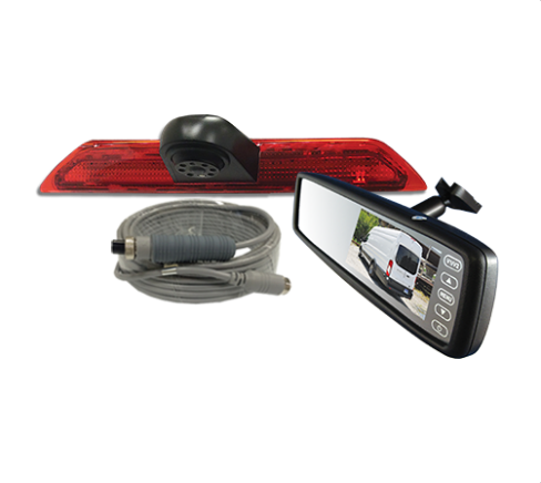 Ford Transit Mirror/Monitor Backup Camera Kit